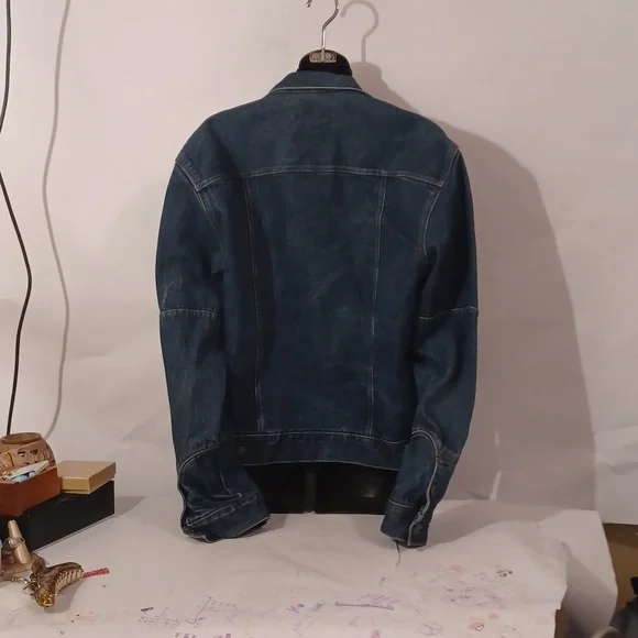 Calvin Klein, dark blue,denim, jacket Sz.L - Picture 4 of 5
